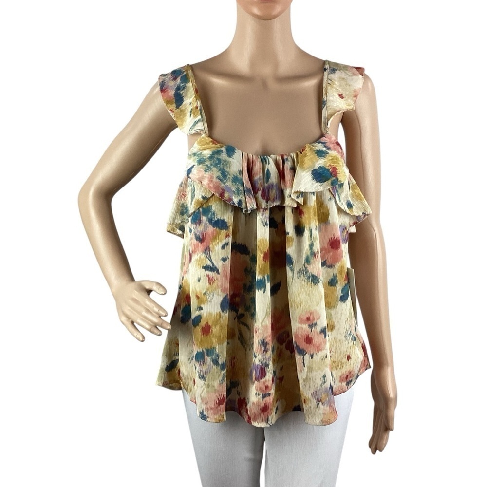 Bishop + Young Romance Cami Tank Watercolor Print Size S